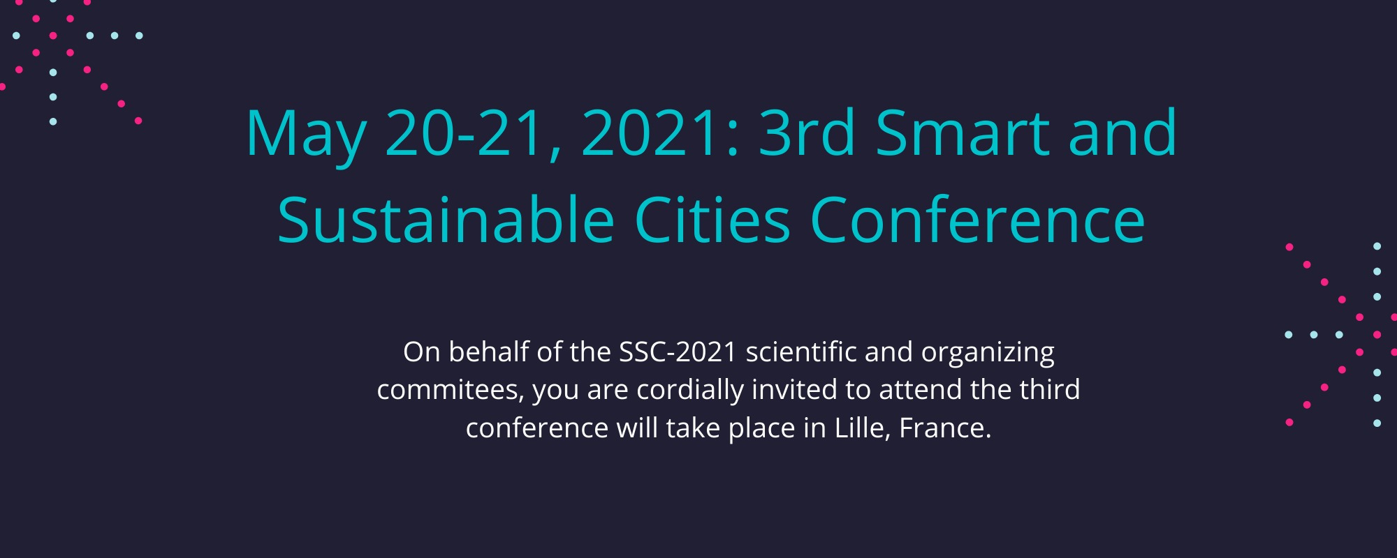ville durable et intelligente Conference smart and sustainable cities FGES